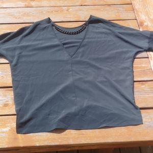 AdL Loose Blouse with Chain Detail